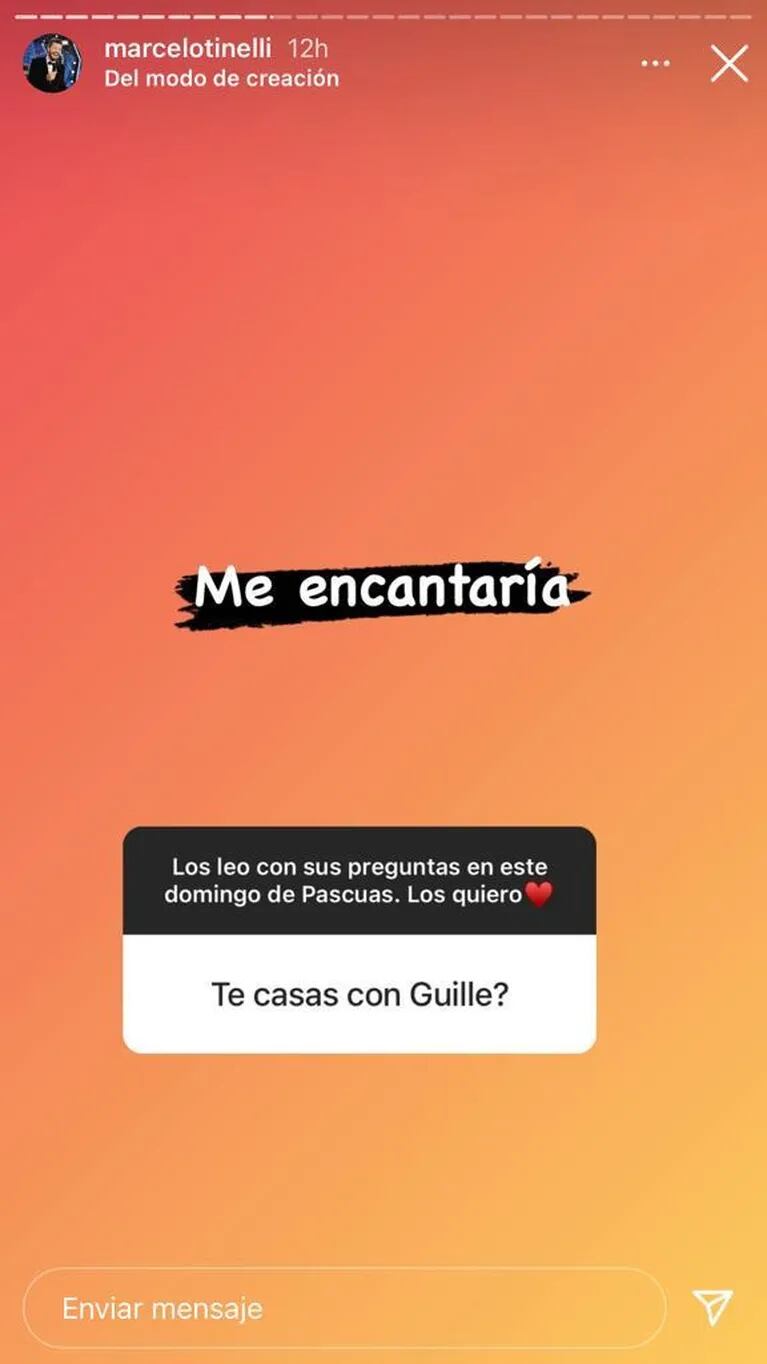 Contundente respuesta de Marcelo Tinelli cuando le preguntaron si se casará con Guillermina Valdés: "Me encantaría"