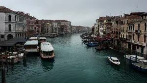 Italia quiere expulsar a los grandes barcos de la laguna de Venecia. Foto: AFP.