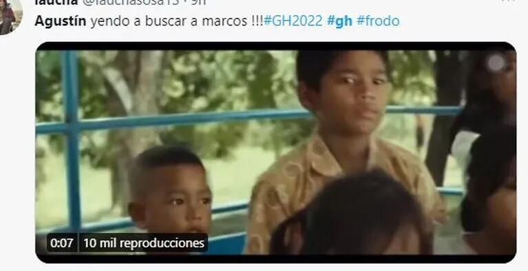Los desopilantes memes de Agustín reencontrándose con Marcos en Gran Hermano 2022 
