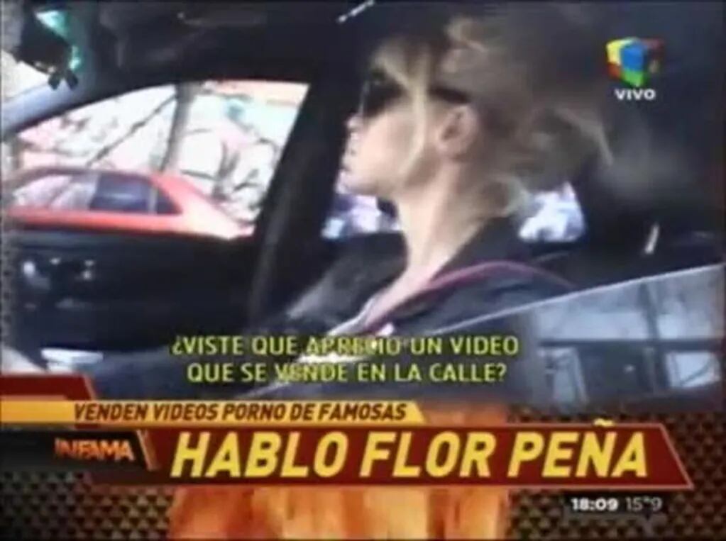Florencia Peña habló de la venta en la calle del video prohibido