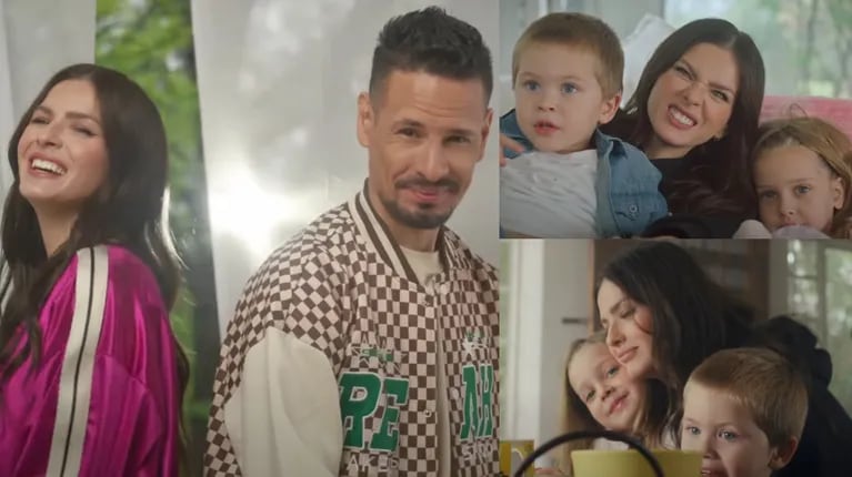 China Suárez estrenó nueva canción junto a Tapari y dos de sus hijos fueron los protagonistas del videoclip