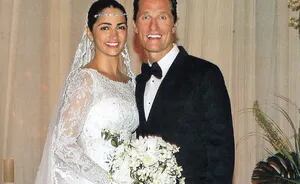 Las fotos íntimas del casamiento de Mathew McConaughey. (Foto: revista ¡Hola! Argentina)
