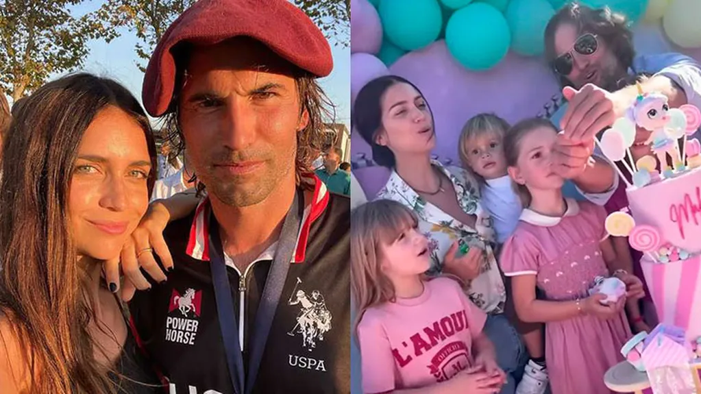 Tras los rumores de crisis y separación, Zaira Nara y Jakob Von Plessen fueron vistos juntos en el cumpleaños de su hija