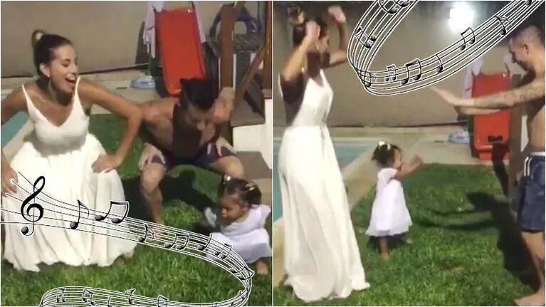 Mirá el divertido baile de Fran, la hija de Cinthia Fernández: "Mi negra cachenguera". Foto: Instagram