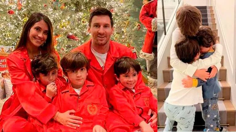 Los hermanitos Messi enternecieron a todos en las redes sociales.