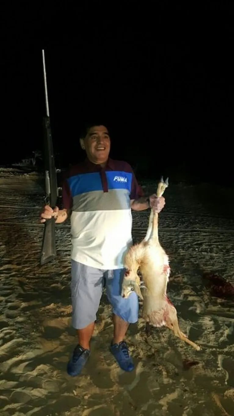 El descargo de Victoria Vannucci tras la filtración de una supuesta foto de Maradona cazando un animal: "Hoy queda en evidencia la hipocresía"