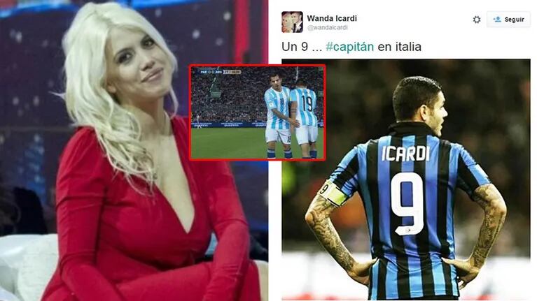Wanda Nara se metió en la polémica por la falta de gol en la Selección. Fotos: Twitter y Web.