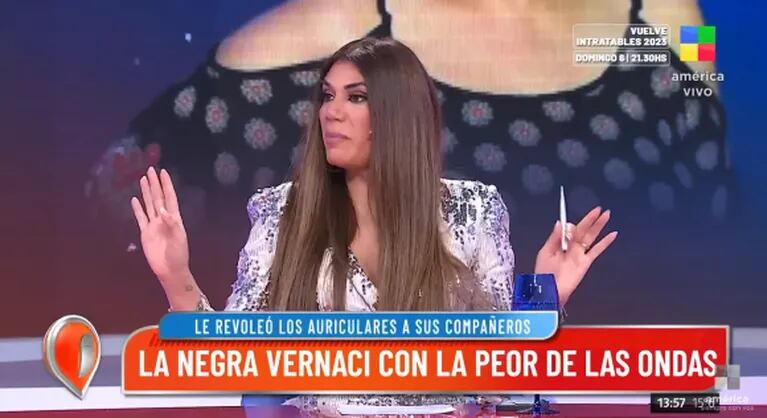 Flor de la Ve defendió a La Negra Vernaci tras la polémica: "Hay muchísima hipocresía en la televisión"