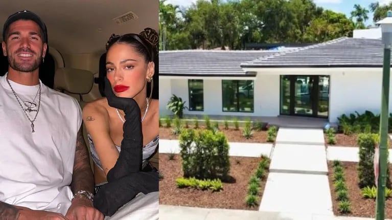 Así es la lujosa mansión de Miami que Rodrigo de Paul pondría a la venta tras su ruptura con Tini Stoessel