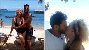 Leticia Brédice enamorada de Federico Parrilla, su novio, en las playas de Buzios: Te amo mucho