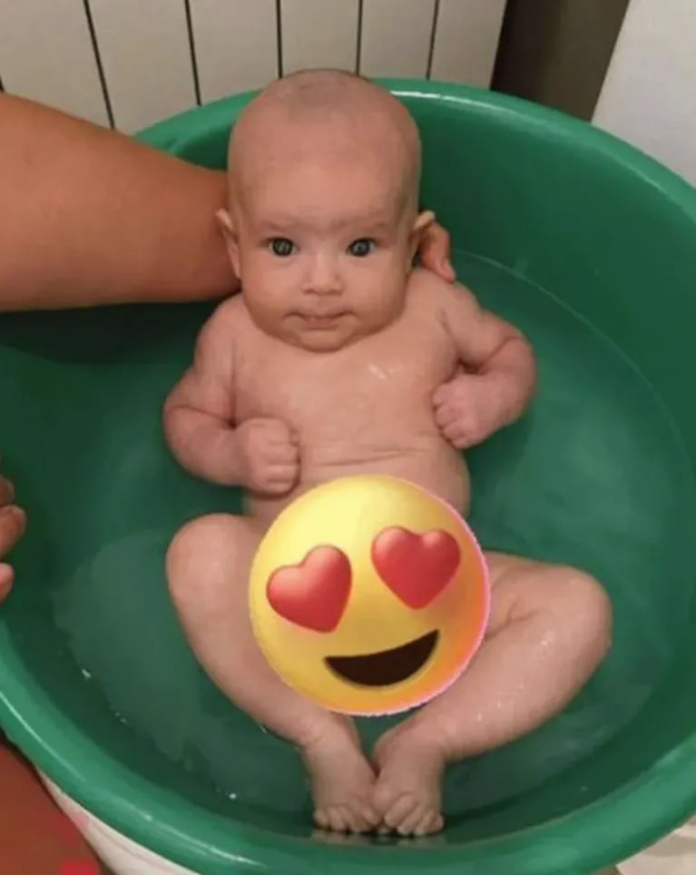 Barby Franco enterneció a sus fans al mostrar cómo baña a su hijita Sarah