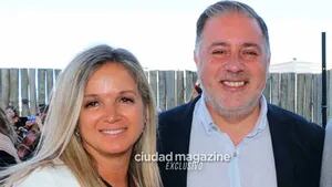 Fabián Doman participó de un gran evento en Uruguay junto a su novia