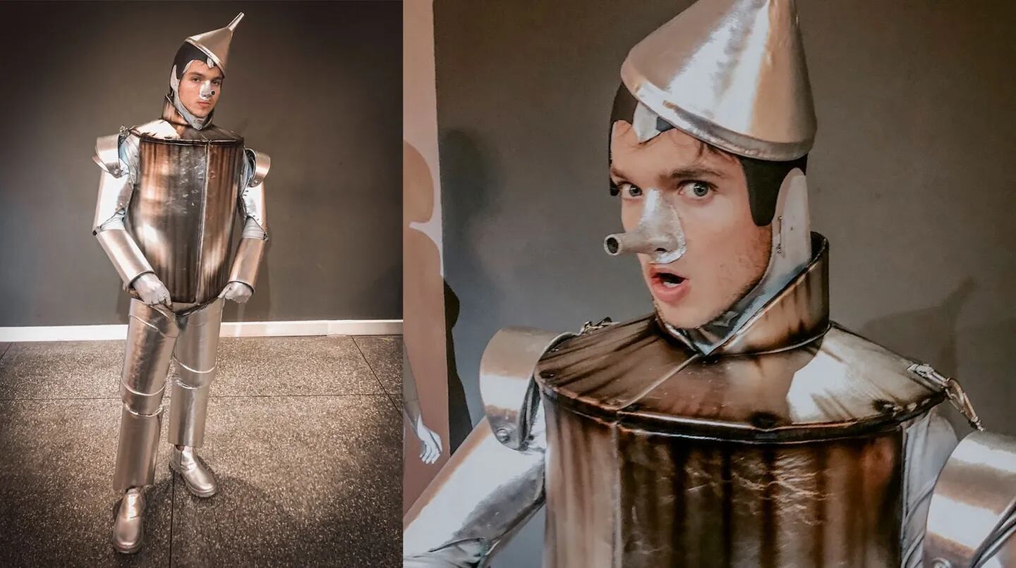 La sorprendente transformación de Franco Masini para interpretar al Hombre de Hojalata en Mago de Oz