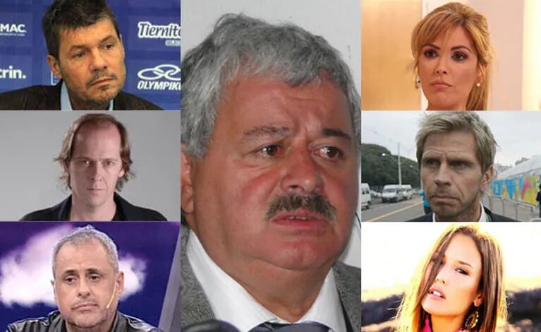 Los famosos se solidarizaron con Tití Fernández (Fotos: Web). 