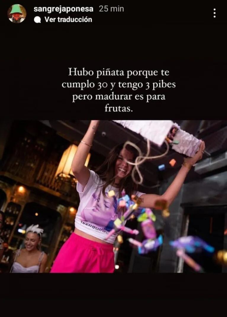 China Suárez compartió el álbum intimo de su súper fiesta de cumpleaños: "Pasaron cosas"