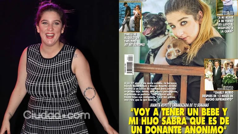 Juana Repetto confirmó su embarazo en la tapa de Pronto (Fotos: Movilpress - Revista Pronto). 