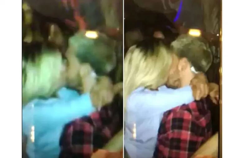 El video de Federico Bal y Laurita Fernández, besándose apasionadamente en un boliche de Palermo