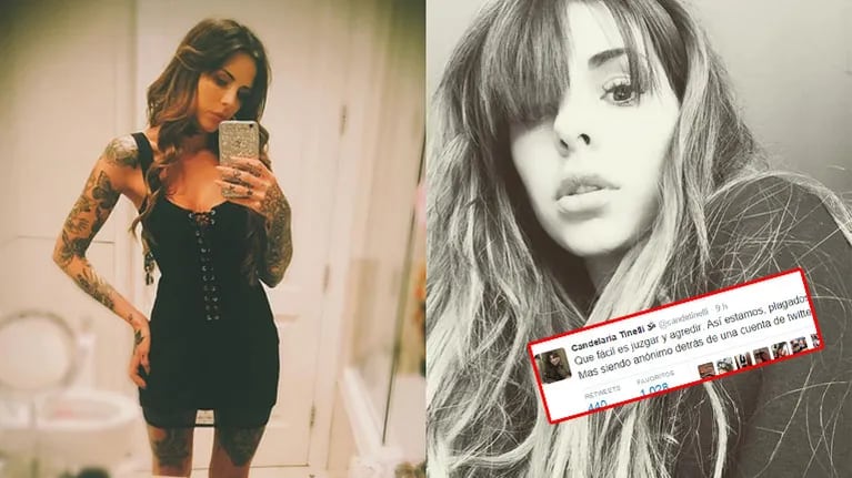 Candelaria Tinelli, sexy y molesta en las redes sociales (Fotos: Instagram). 