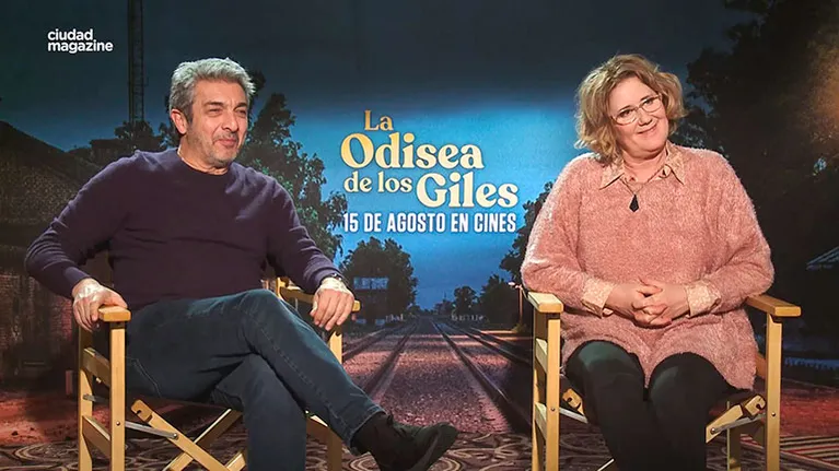 Entrevista exclusiva con Ricardo Darín y Verónica Llinás antes del estreno de La odisea de los giles
