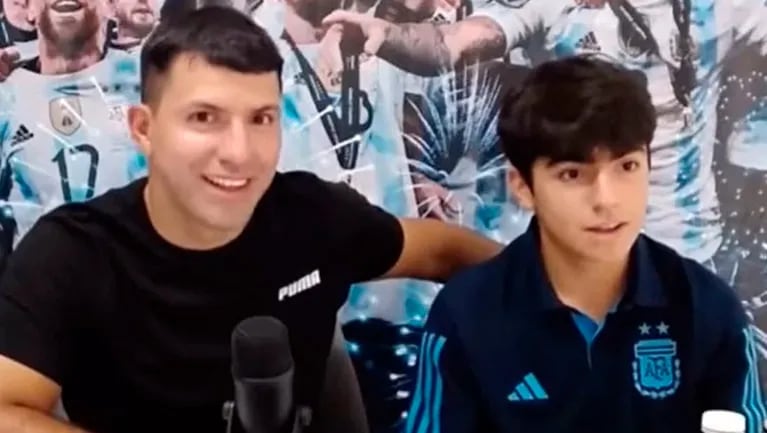 Benjamín, el hijo de Kun Agüero, habló del bullying que sufrió durante el Mundial de Rusia.