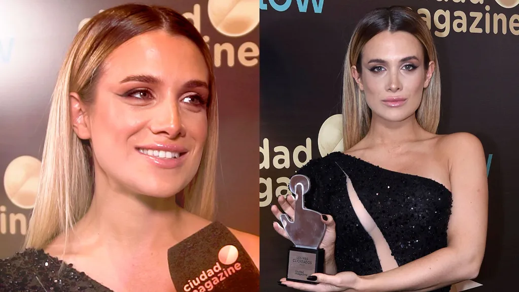 Camila Homs ganó en los premios Los Más Clickeados 2022 y habló de su vínculo con Rodrigo de Paul