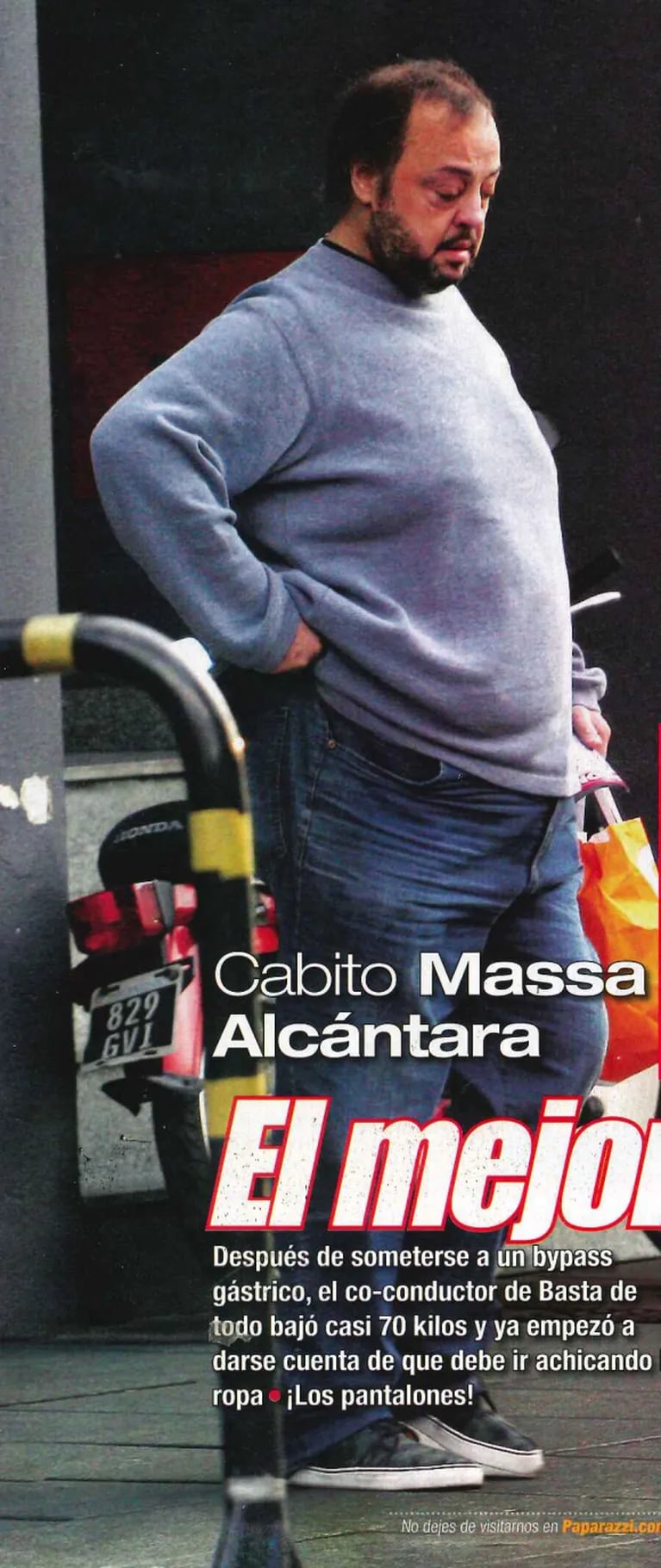 Cabito Massa Alcántara, tras el bypass gástrico con el que bajó 70 kilos: "Hoy sé que me voy a morir de cualquier cosa, menos de gordo"