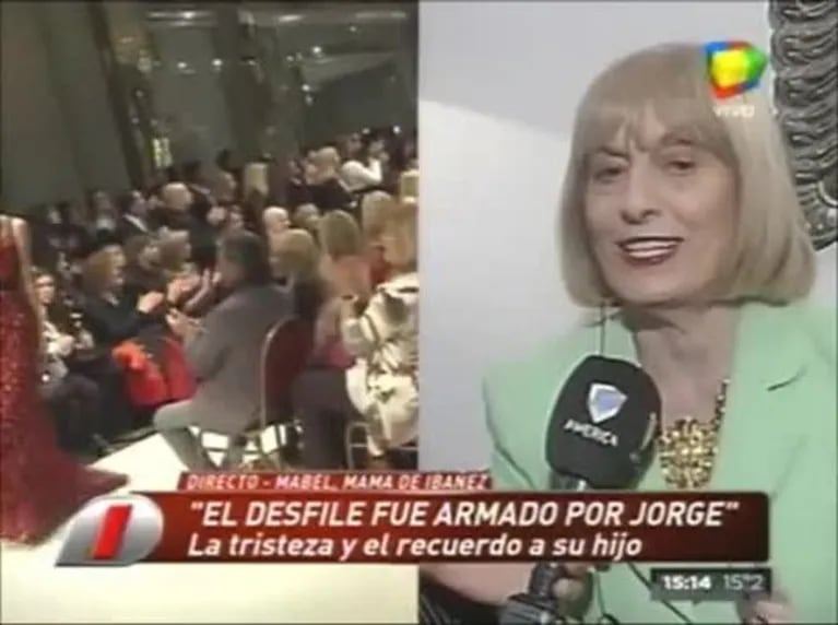 La mamá de Ibáñez habló de la misteriosa "aparición" del modisto en una foto: "Fue una jugadita de Jorge"