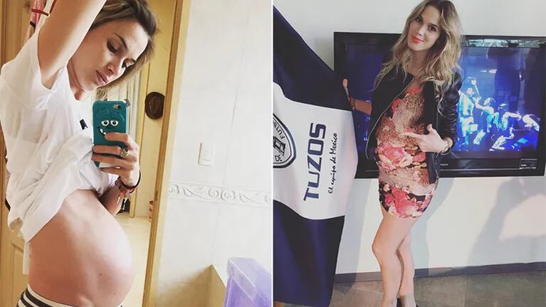 Chechu Bonelli mostró su pancita de 25 semanas de embarazo. Fotos: Instagram.