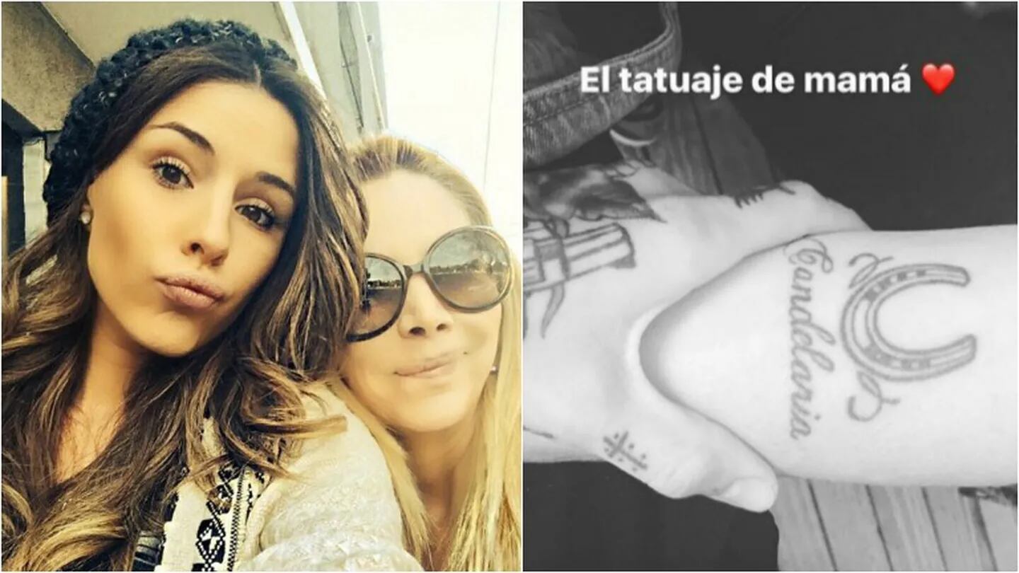 Mirá el tattoo que se hizo Soledad Aquino, la mamá de Cande Tinelli, dedicado a su hija. Foto: Instagram