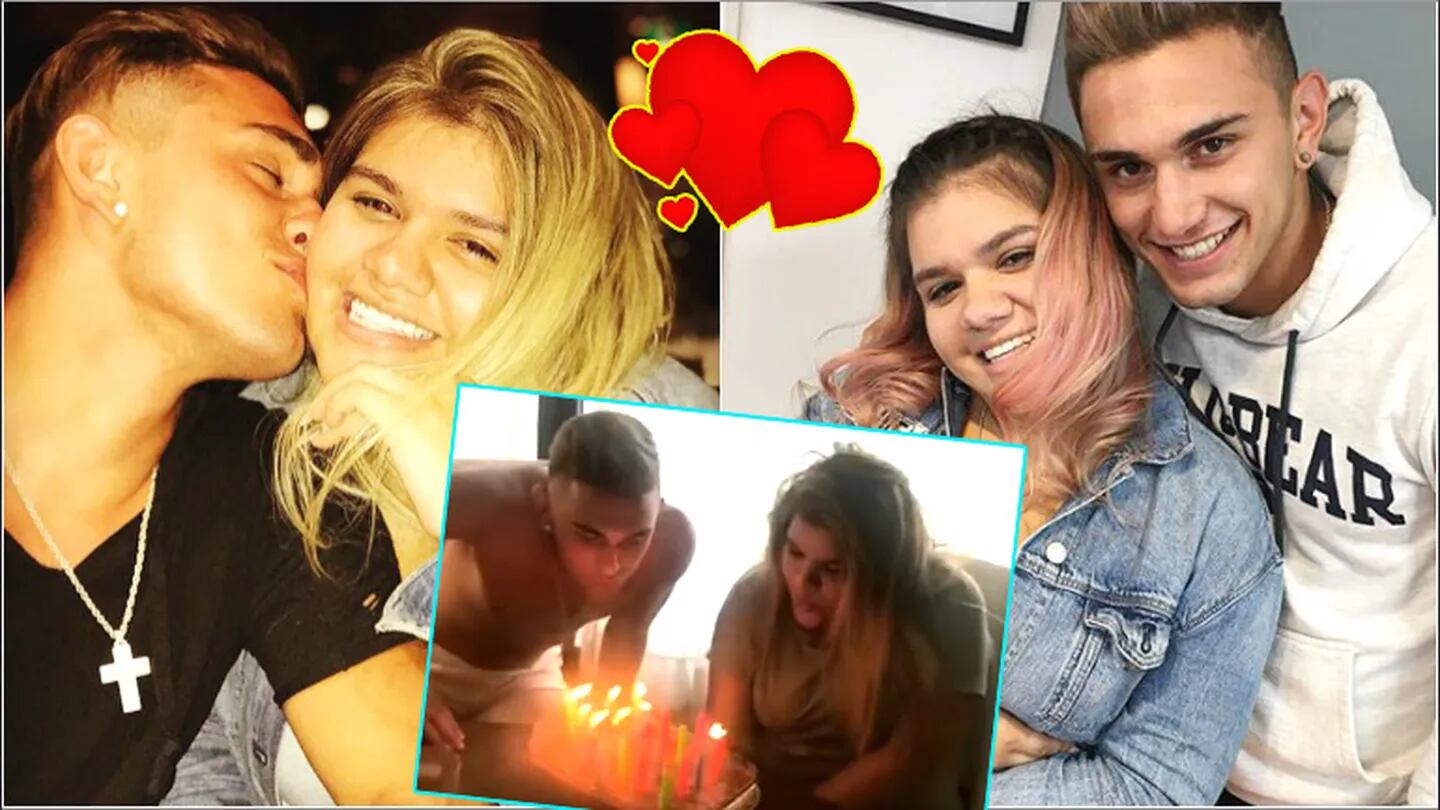 El festejo de cumpleaños de Morena Rial con su novio, Facundo Ambrosioni (Fotos: Instagram e Instagram Stories)