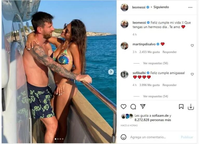 Sentido mensaje de Leo Messi a Antonela Roccuzzo por su cumpleaños: “Feliz cumple mi vida” 