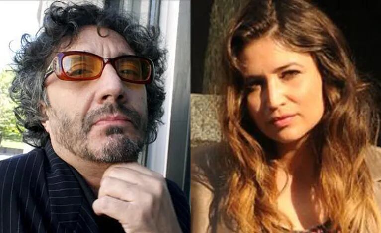 Fito Páez y Julia Mengolini, enfrentados (Fotos: Web). 