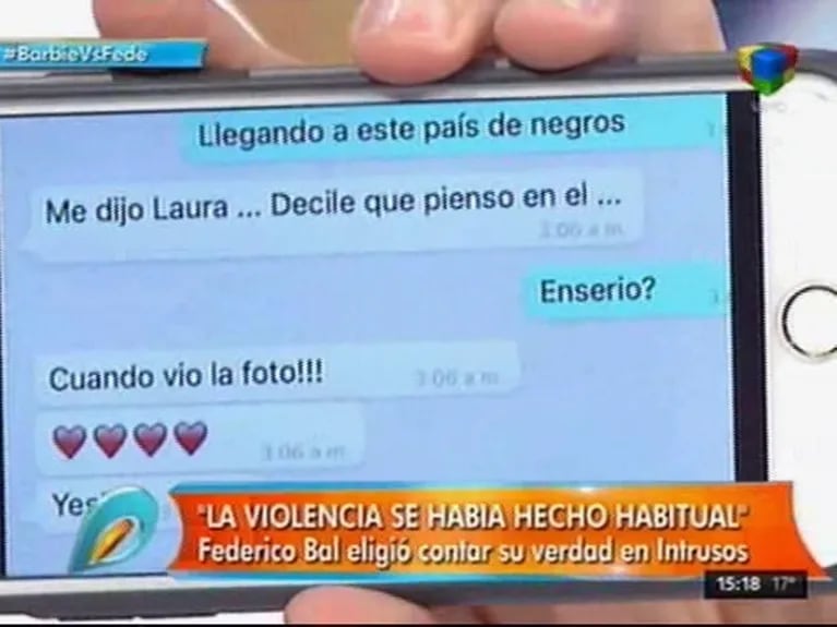El mensaje que Flor de la Ve le mandó a Fede Bal de parte de Laurita Fernández y provocó la furia de Barbie Vélez