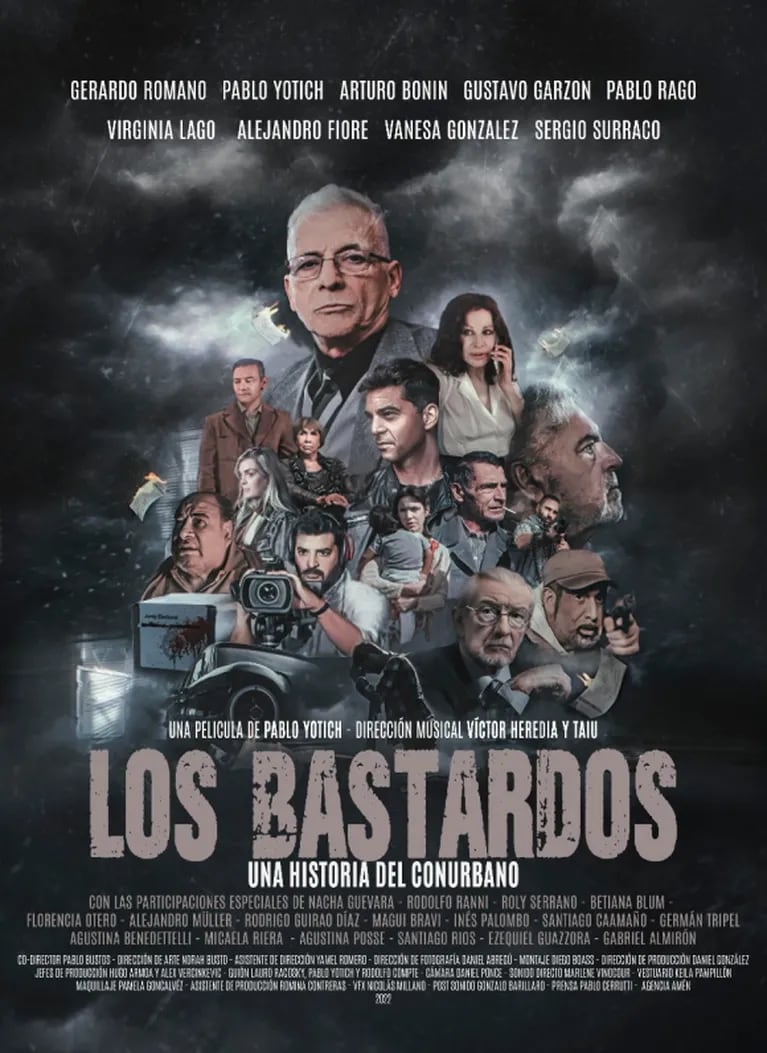 Los Bastardos: la película con el mayor número de artistas de primera línea en la historia del cine nacional