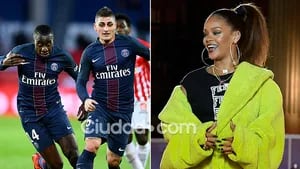 Rihanna, ¿de fiesta sexual con dos futbolistas del PSG antes de la derrota con Barcelona? (Fotos: AFP)
