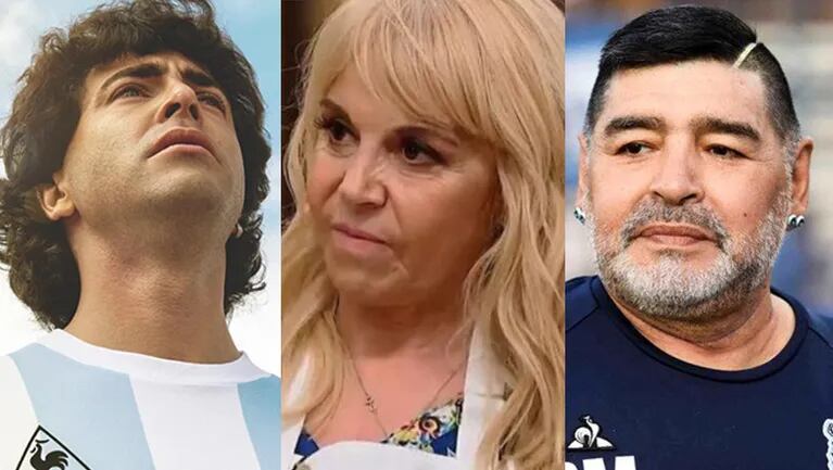 Furioso descargo de Claudia Villafañe contra los responsables de la serie de Diego Maradona.