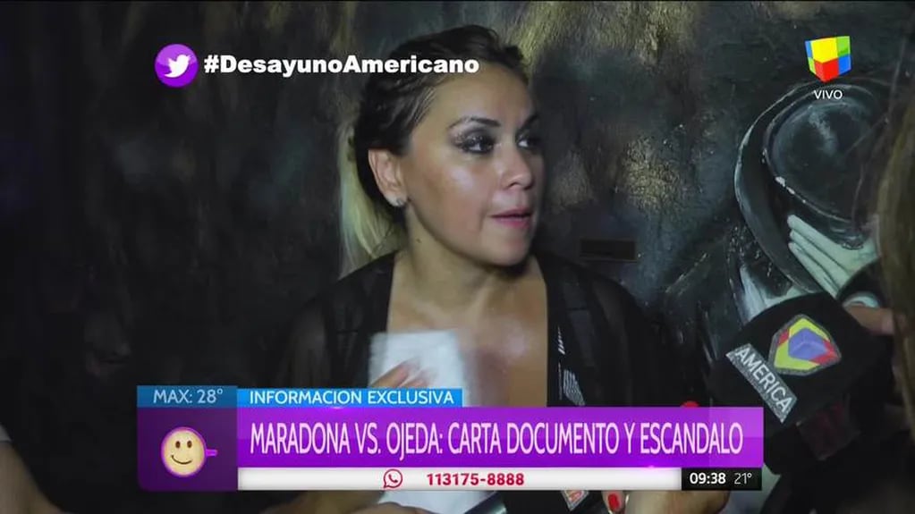 Verónica Ojeda salió a responderle a Diego Maradona y a Matías Morla