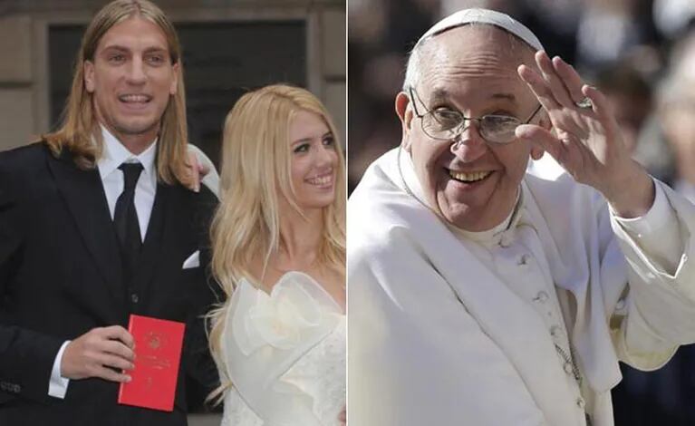 Wanda Nara y Maxi López conocerán al papa Francisco. (Fotos: Web)