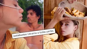 Justina Bustos, enamoradísima de su novio sexy en las increíbles playas de Costa Rica: Llevame a todas partes