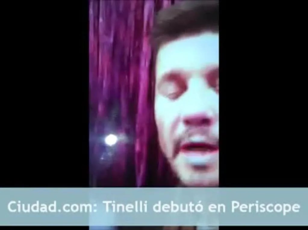 Marcelo Tinelli debutó en Periscope: risas y un mensaje en vivo que descolocó a Nacha Guevara