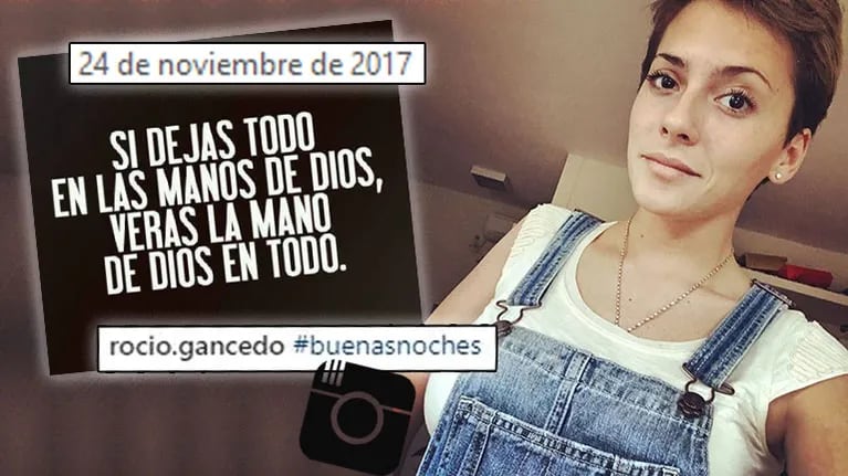 El fuerte mensaje que Rocío Gancedo publicó cinco días antes de quitarse la vida.