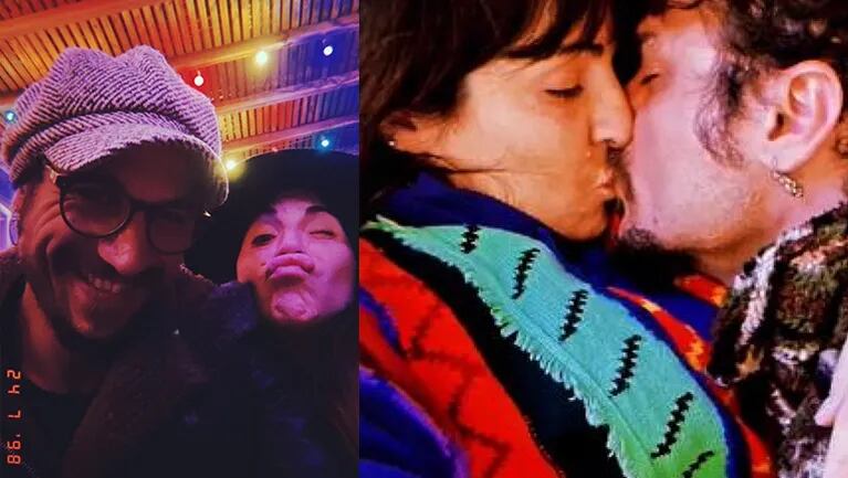Gianinna Maradona y Daniel Osvaldo compartieron su foto más apasionada.