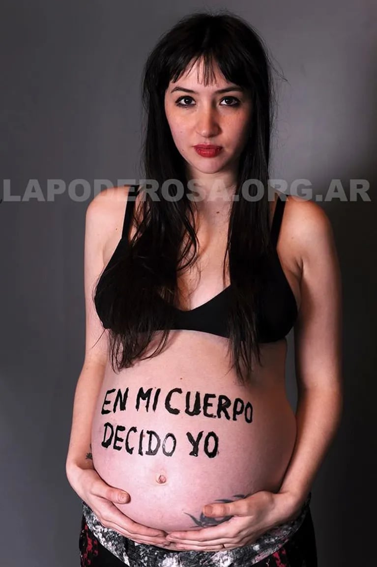 Sofia Gala defendió el aborto, embarazada de Dante. (Foto: revista La garganta poderosa)