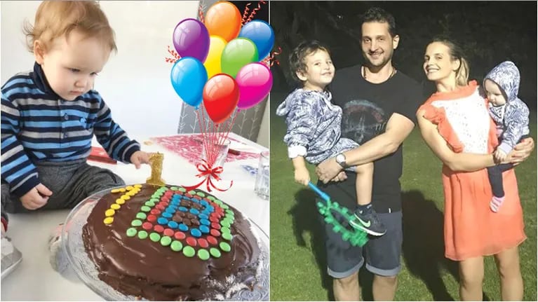 Sabrina Garciarena y Germán Paoloski festejaron el primer añito de su hijo Beltrán (Fotos: Instagram)
