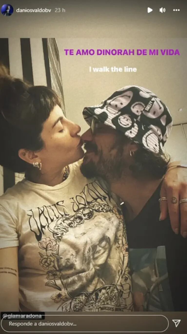La romántica propuesta de Gianinna Maradona a Daniel Osvaldo tras la reconciliación: "¿Querés ser mi novio?"