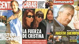 La muerte de Néstor Kirchner, según las revistas