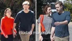 Emma Watson y Chord Overstreet dieron un romántico paseo por Los Ángeles. (Foto: Grosby Group)