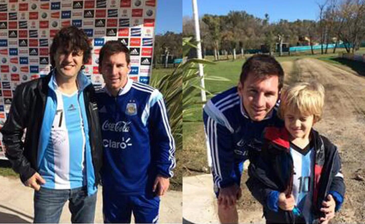 Ciro Martínez y una divertida anécdota de su hijo con Lionel Messi (Fotos: @ciroylospersas). 