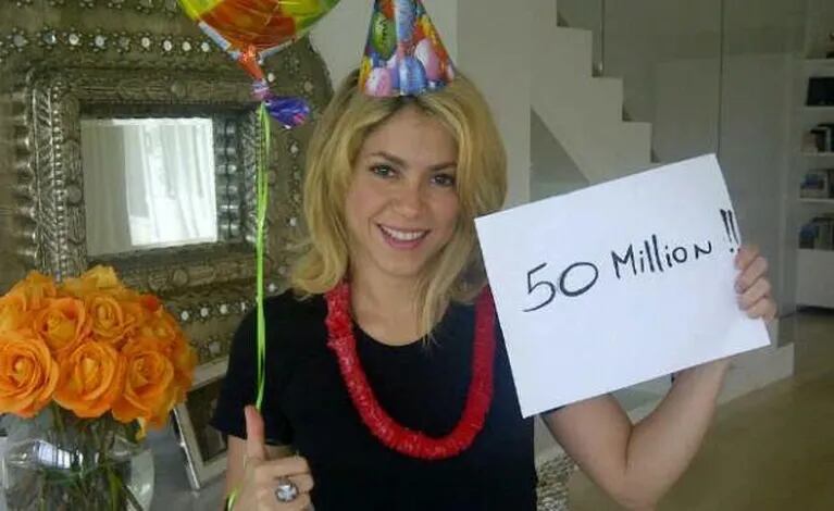 Shakira, de festejo: llegó a los 50 millones de fans en Facebook. (Foto: facebook.com/shakira)