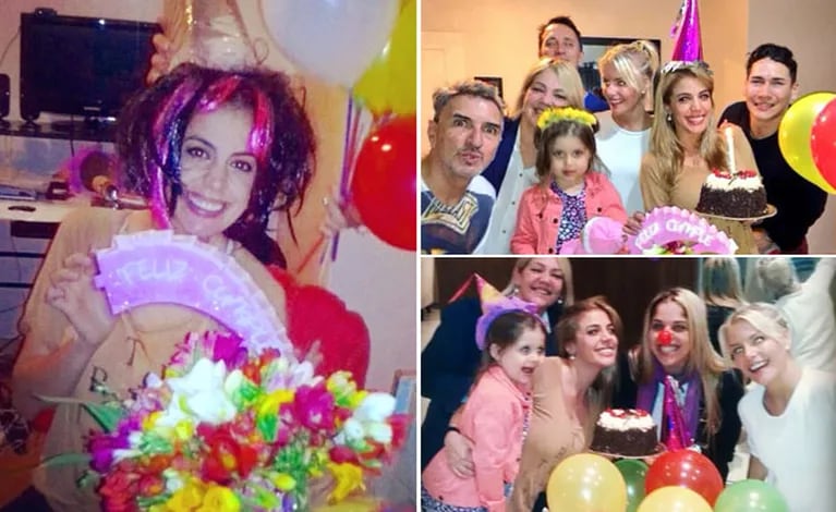 Virginia Gallardo y un divertido festejo de cumpleaños. (Foto: Instagram)
